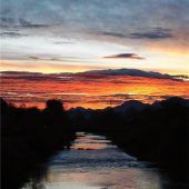 Wenn der Himmel morgens brennt