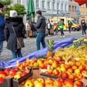 Und pünktlich zum Simon-Judi-Markt ließ sich die Herbstsonne blicken