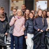 Wetterfeste Müllsammler unterwegs