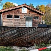 Auto kracht frontal in die „Arche“
