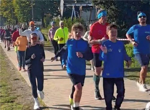 Auf Rekordjagd ging jeder Teilnehmer auf seiner Strecke beim dritten Schweppermannlauf. Foto stettner