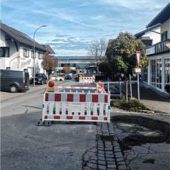 Geschäfte trotz Sanierung erreichbar