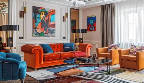 Beim Trend „Maximalismus“ dürfen es kräftige Farben und auffällige Einzelstücke sein.Fotos Adobestock