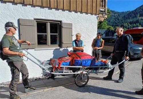 Bergrettungsübung mit der Bergwacht Leitzachtal-Bayrischzell.Foto EMFV