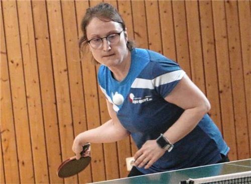 Christine Kremser hatte einen entscheidenden Anteil daran, dass Feldkirchens Damen einen Sieg einfuhren.Foto Erlich