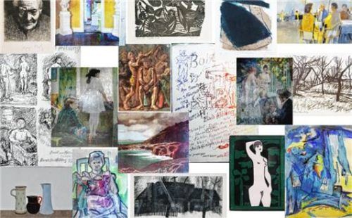 Collage Einladungskarte.Foto re