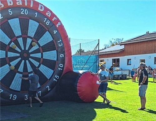 Das Fußballdart war ein großer Spaß. Foto re