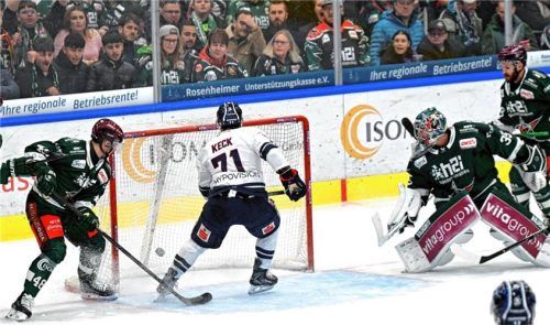 Der Führungstreffer für Kassel durch Tristan Keck.Foto Hans-Jürgen Ziegler