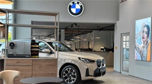 Der neue Retail Next Showroom der MOTORHEIMAT Wagner-Schwarz in Traunstein.