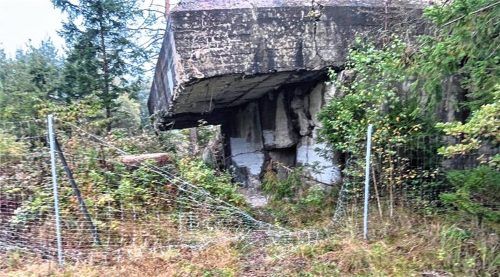 Der Zaun an der Bunkeranlage im Mühldorfer Hart wurde von Unbekannten beschädigt. Foto Polizei Mühldorf