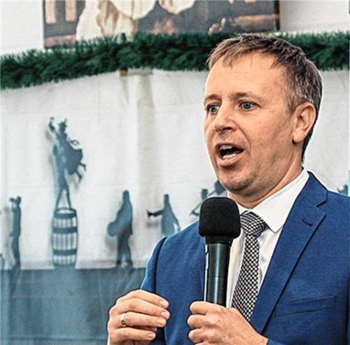 Die Festrede zur Eröffnung hielt Traunsteins Oberbürgermeister Dr. Christian Hümmer. Fotos  Effner