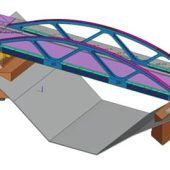 Neue Innkanalbrücke bei Höchfelden