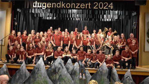 Die Jugendblaskapelle bei ihrem Konzert im vergangenen Jahr. Foto Trachtenblaskapelel Ramsau