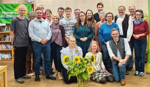 Die Kandidaten der Grünen Feldkirchen-Westerham.Foto re