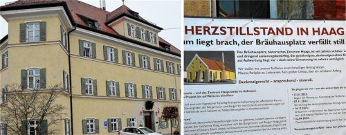 Die Marktgemeinde hatte heuer gegen das Bräuhausplatz-Projekt Klage eingereicht. Fotos Bauer/ Meindl