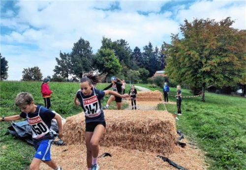 Die mehr als 150 jungen Teilnehmer meisterten im Kurpark verschiedene Strecken mit Hindernissen. Foto  slv bernau