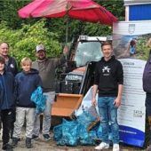 Priener Angler halten ihr Revier sauber