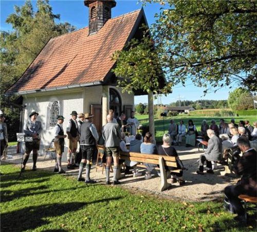 Die Stadtkapelle Kolbermoor sorgte für Musik. Foto Sedlbauer