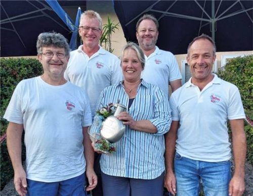 Die strahlenden Gewinner des Turniers.Foto Sre