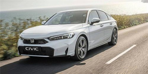 Effektives Hybridsystem: Beim Honda Civic e:HEV treibt ein Benzinmotor, der knapp fünf Liter braucht, die beiden Elektromotoren an. Foto HONDA