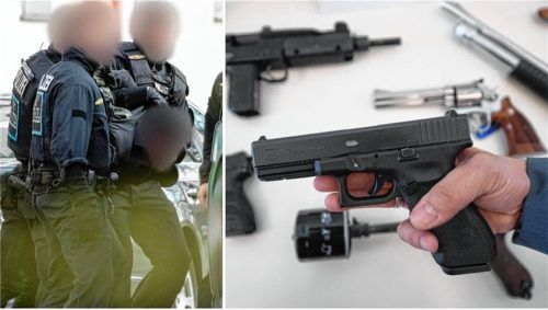 Ein 16-Jähriger hatte Bilder von Waffen auf Instagram gepostet und bekam dann Besuch vom SEK. Fotos dpa