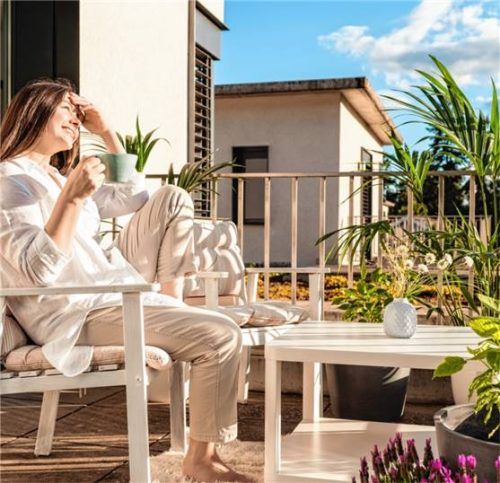 Ein Balkon lässt sich auch nachträglich anbauen.Foto adobestock