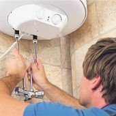 Warmwasser ohne Zentralheizung