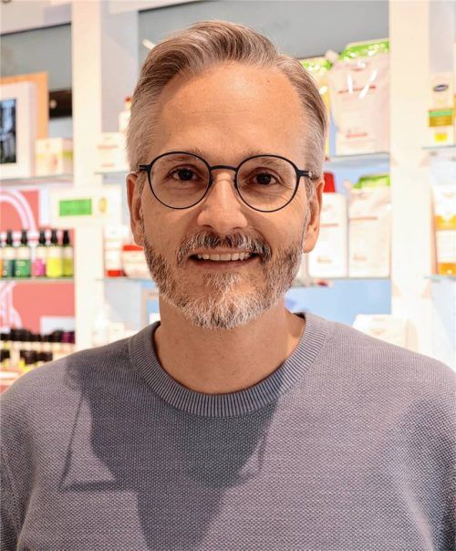 Florian Nagele, Kolbermoorer Apotheker und Pressesprecher des bayerischen Apothekerverbands für die Region Rosenheim. Foto Nicolas Bettinger