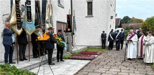 Gedenken der Veteranen und Reservisten Fürstätt.Foto  Scholz
