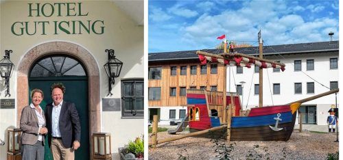 Gemeinsam möchten Johanna Ruoff und Christoph Leinberger Kindern helfen. Mit einer Charity-Gala auf Gut Ising soll die Sternstunden-Mattisburgfinanziell unterstützt werden. Fotos Kirchner
