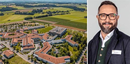 Georg Thiessen, Geschäftsführer der Schön-Klinik Vogtareuth, erklärt die Gründe für die Schließung von sechs Fachzentren und die nächsten Schritte auf dem Weg der Neuausrichtung der Klinik. Foto Schön-Klinik-Gruppe