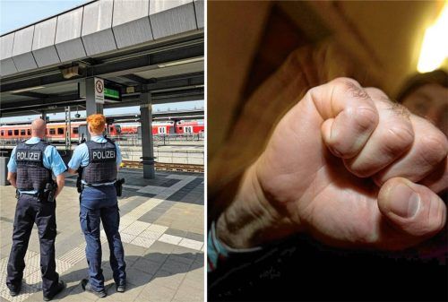 Immer wieder kommt es am Bahnhof Mühldorf zu gewaltsamen Vorfällen: Einzelfälle oder Symptom einer Entwicklung? Foto © Bundespolizei; Karl-Josef Hildenbrand/dpa (Symbolfoto)