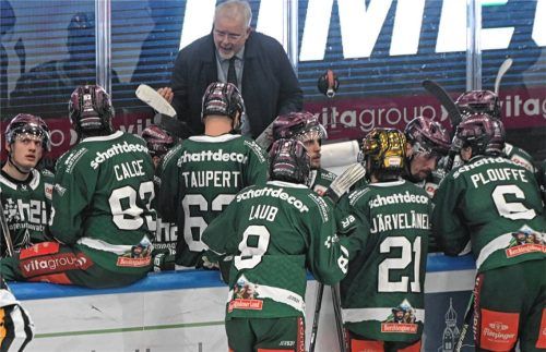 Jari Pasanens Mannen haben in der aktuellen Spielzeit noch keinen Heimdreier gelandet.Foto Franz Ruprecht