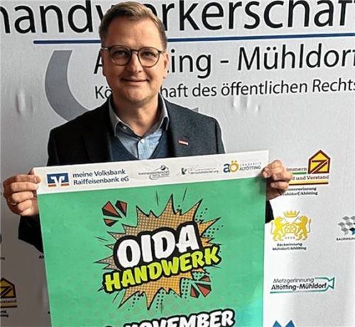 Kreishandwerksmeister Rainer Dachsberger freut sich auf viele Besucher beim Aktionstag.Foto  re