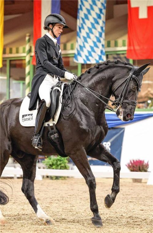 Lisa Müller gewann mit Dantiamo und wurde mit Zonik Hit (Foto) Zweite.Foto Weitz
