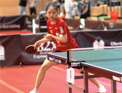 Lisa Wang hofft, an diesem Wochenende ihre ersten Punkte für Kolbermoor einfahren zu können.Foto Gerhard Erlich