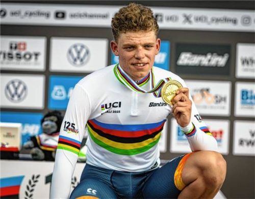 Michiel Mouris wurde U19-Zeitfahr-Weltmeister und gewann den Klassiker Paris-Roubaix Juniors. Foto Imago