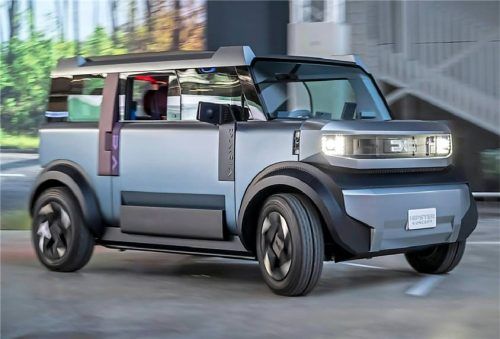 Minimalistischer Dacia Hipster Concept: Mit maximal 80 km/h könnte er bis zu 80 Kilometer weit kommen. Foto DACIA