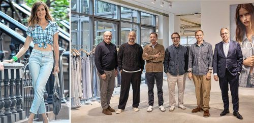 Mit dem „Auftritt“ der Jeans bei „Sex and the City“ wurde die Marke Closed international bekannt. Jetzt investiert Familie Böck aus Stephanskirchen, um das Unternehmen zu retten. Darüber freuen sich (Foto rechts, von links) Lothar Hiese, Til Nadler, Dieter Holzer, Gordon Giers, Maximilian Böck und Stefan Denkhaus. Fotos IMAGO/Depositphotos/Closed