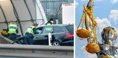 Mit dem Taxi illegal geschleust? Ein 34-Jähriger aus Augsburg steht deshalb vor Gericht (Symbolbild). Foto IMAGO / Rolf Poss und IMAGO / Herrmann Agenturfotografie