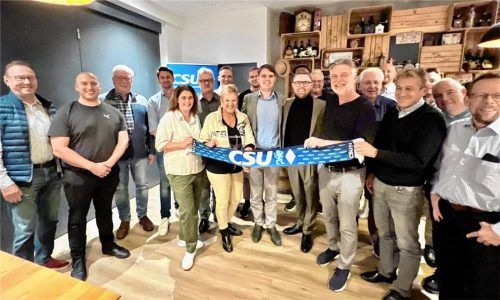 Mit viel Motivation gehen die CSU-Kandidaten in den Wahlkampf für die Kommunalwahl im März. Foto re