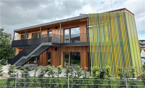 Nachdem die neue „Kita Heilig Blut“ schon zum neuen Kindergartenjahr den Betrieb aufgenommen hat, ist sie nun auch offiziell eingeweiht worden.Foto Stadt Rosenheim