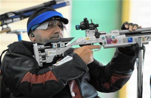 Paralympics-Sieger Josef Neumaier in Aktion. Foto  Oberkandler