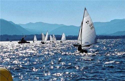Prächtiges Segelwetter herrschte beim Fraueninsler Lindchen Cup.Foto Niessen