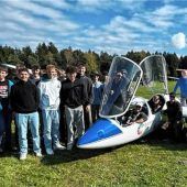 Das fliegende Klassenzimmer über Antersberg
