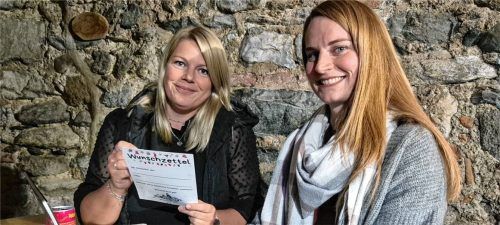 Schatzmeisterin Katrin Müller und Zweite Vorsitzende Vera Berninger (von links) freuen sich auf die Aktion.Foto rieger