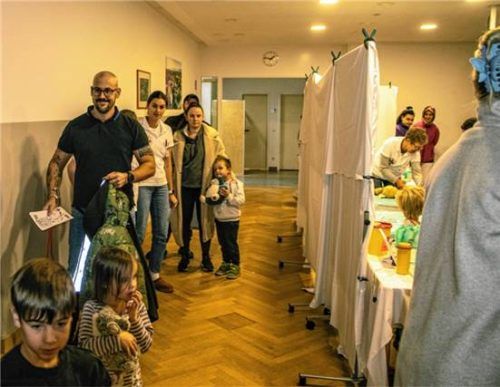 Starker Andrang herrschte im Krankenhaus.