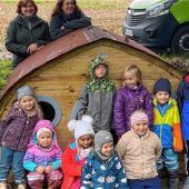 Neues Spielhäuschen für Kinder in Au