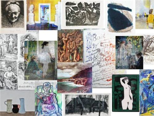 Viele Bilder wurden in 75 Jahren Kunstverein gesammelt.Foto re