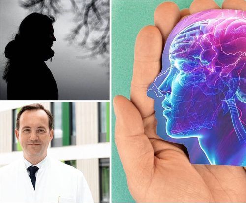 Wer unter Epilepsie leidet, ist im Alltag mit vielen Hürden konfrontiert. Eine Frau aus dem Raum Wasserburg gibt Einblicke in das Leben mit der Krankheit (Symbolbilder). Dr. Tobias Winkler (unten links) vom kbo-Inn-Salzach-Klinikum in Wasserburg behandelt Epilepsie-Patienten. Foto re/IMAGO | Zoonar/dpa | Julian Stratenschulte